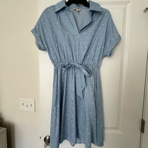 Andrée by Unit Midi Dress with Star Pattern - Size M